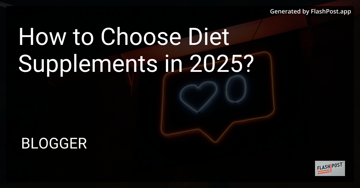 Diet Supplements in 2025